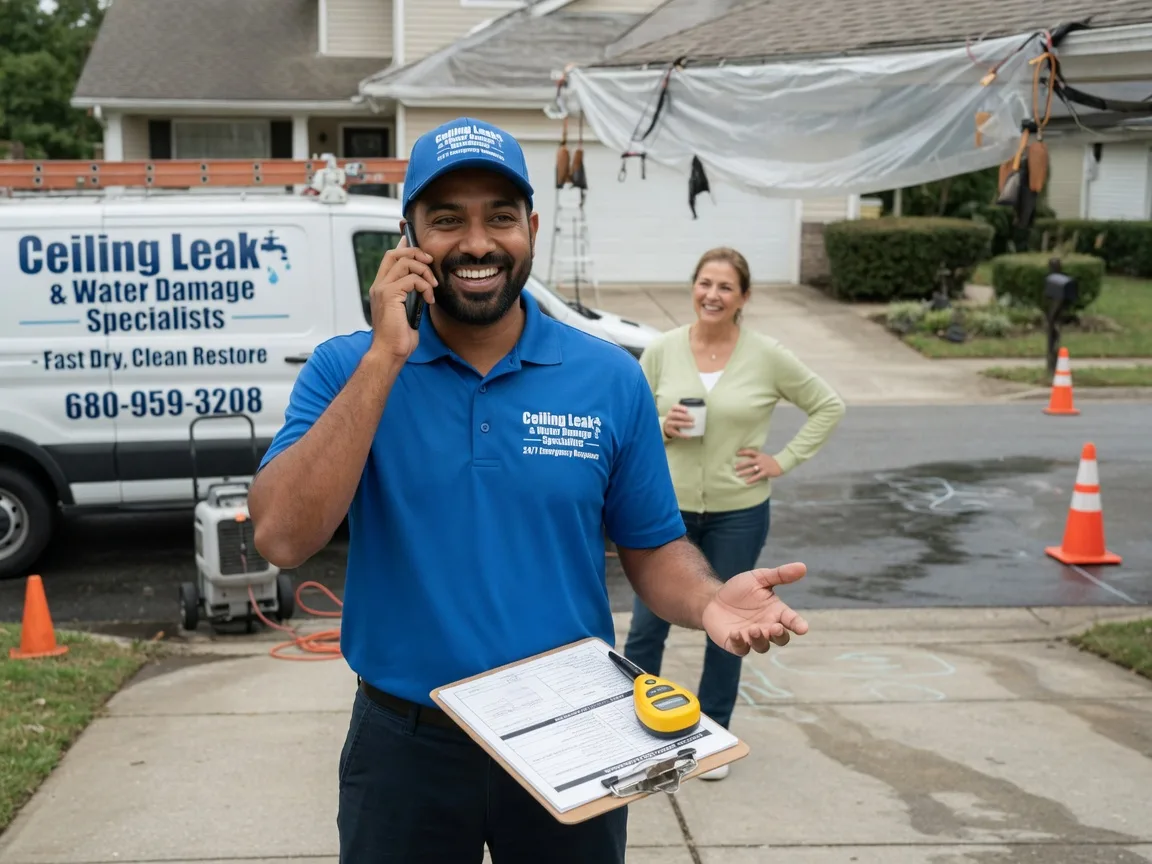 Ceiling Leak Cleanup Mcdonald, KS FAQs